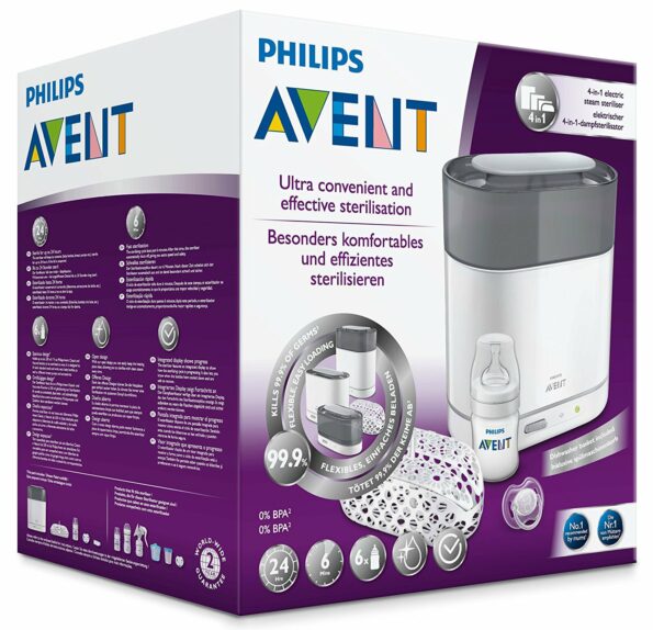 Stérilisateur électronique à vapeur 4en1 – AVENT-7144