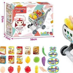 Chariot du spermarché + accessoires