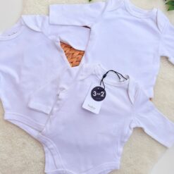 Lot de 3 Bodies en Coton Pur - Qualité Premium et Douceur Organique