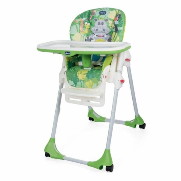 Chaise haute bébé polly easy Nature Gris- CHICCO-6065