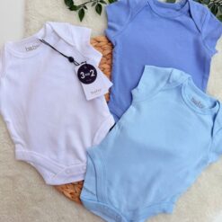 Lot de 3 Bodies en Coton Pur - Qualité PremiumLot de 3 Bodies en Coton Pur - Qualité Premium