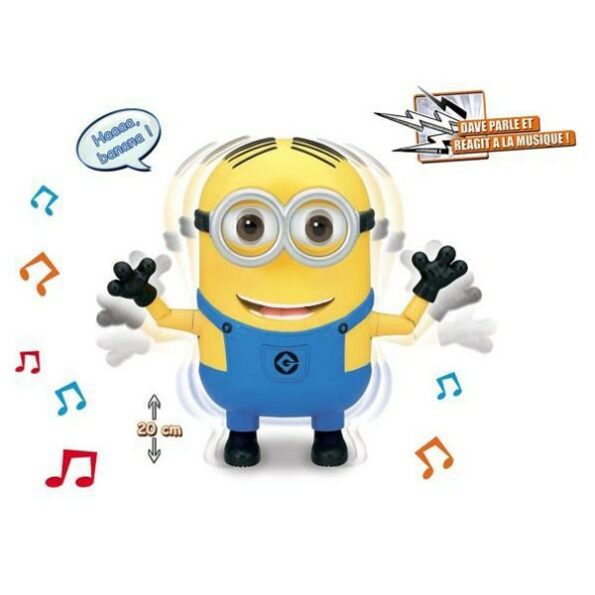 peluche minion musical et lumineux