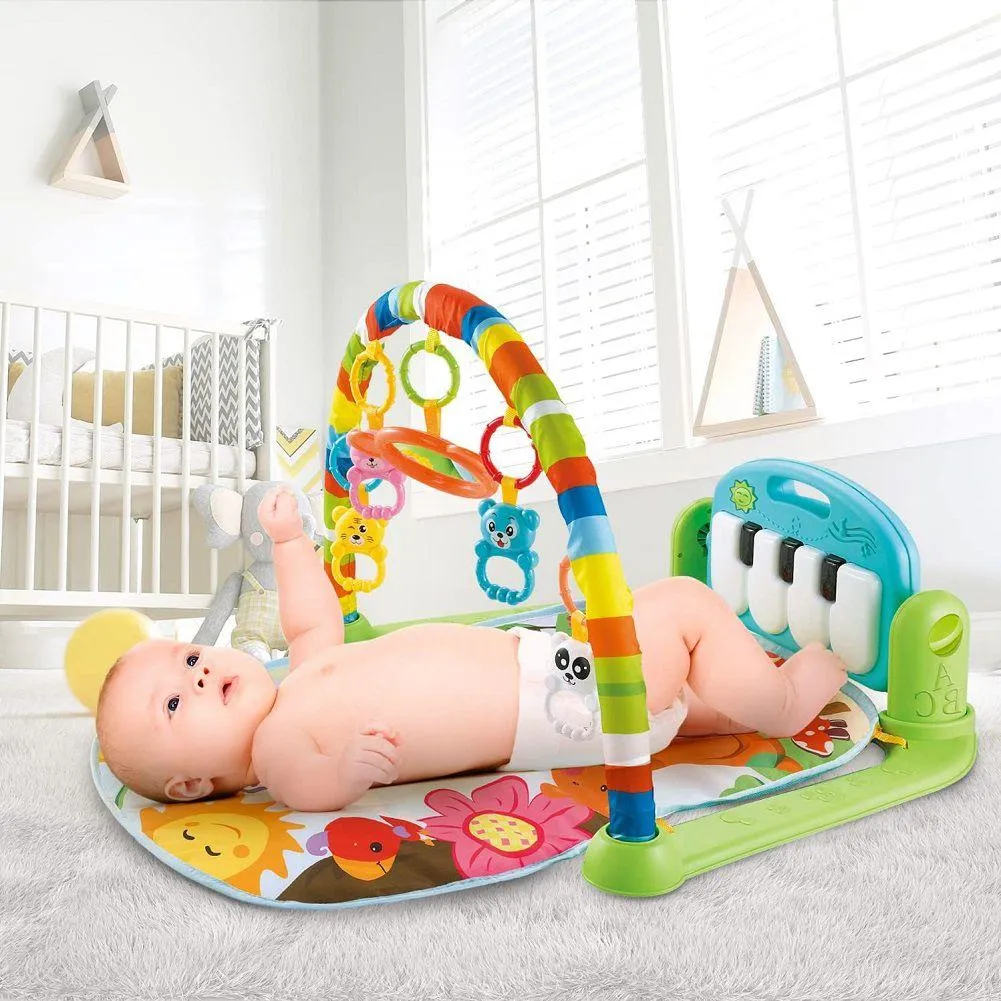 Tapis Musical d'Éveil et d'Activité Piano pour Bébé,Aire de Jeu