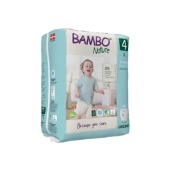 Culottes d'apprentissage Bambo Nature Taille 4 (7-12kg) 20 unités