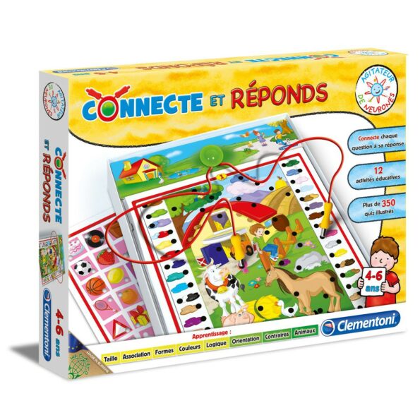 Clementoni – Connecte Et Réponds