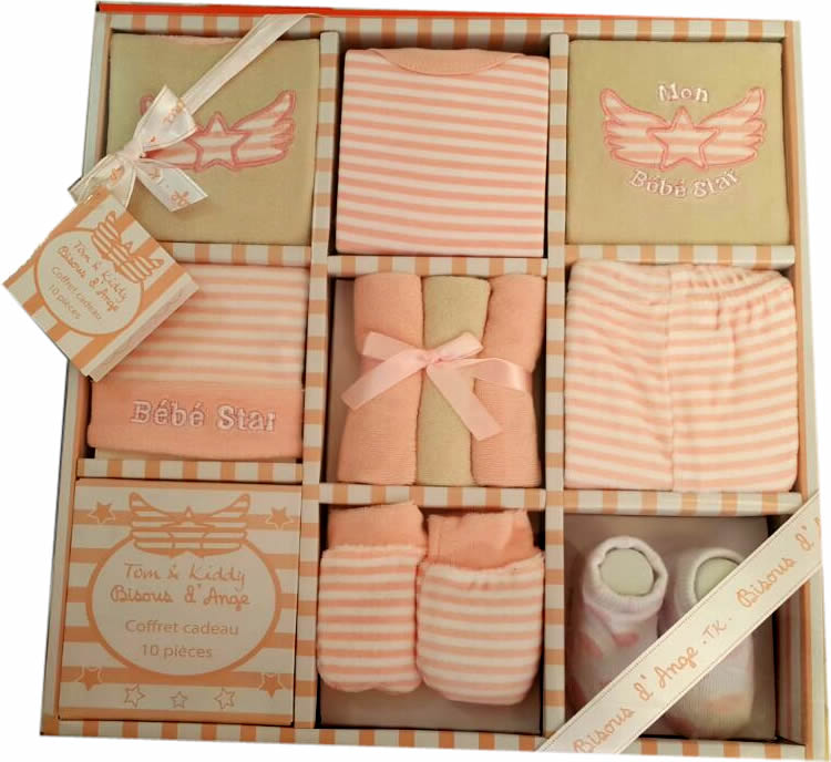 Coffret cadeau naissance fille - cadeau bébé - Mon Coffret Naissance