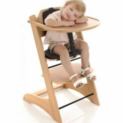 chaise haute becool en bois