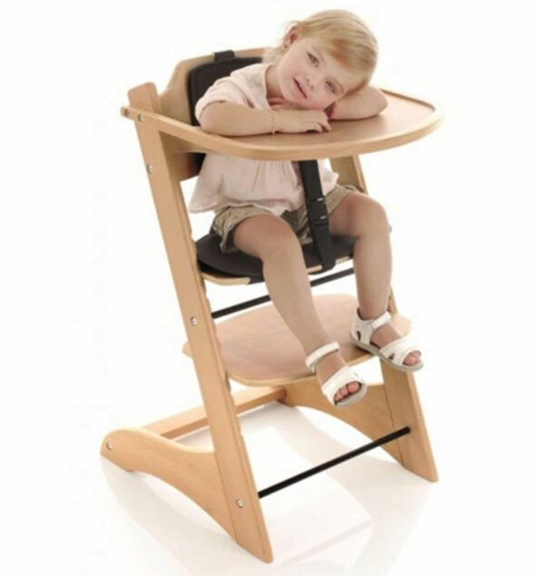 chaise haute becool en bois