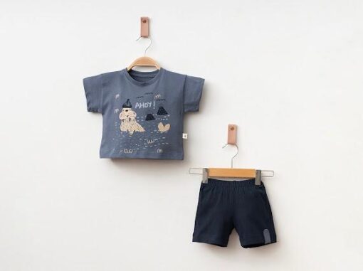 Ensemble comfy Coton Doux : T-Shirt & Short Adorables