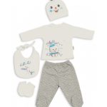 coffret naissance 5 pieces en coton 100