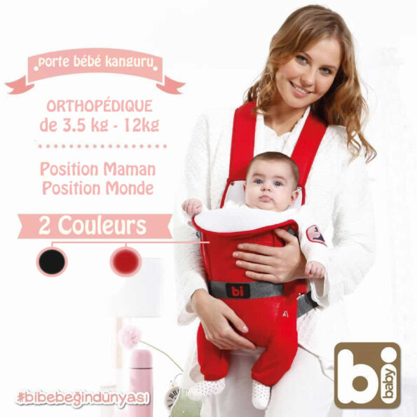 Porte bébé ORTHOPÉDIQUE – Bibaby
