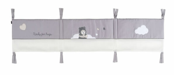 Candide – Tour de lit Respirant  Gris-3801