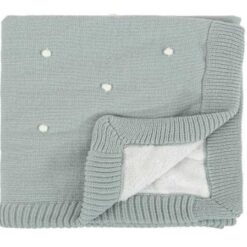Couverture en tricot Dots microlina 80x110 cm - Mon Baby