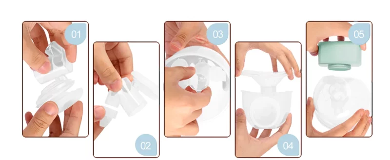 installation Tire-lait électrique mains libres - Cozymum (momcozy)