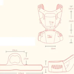 dimension porte bebe multiposition aiebao au maroc