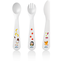 cuillere fourchette couteau avent 18 mois +