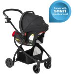 La Poussette réversible 3in1 d’Urbini™ –  Rouge -0