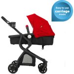 La Poussette réversible 3in1 d’Urbini™ –  Rouge -0