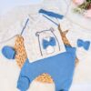 Pack Naissance 5 pcs Garçon bleu- Petit Ours