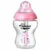 BIBERONS EASI-VENT 260 ML MONDE DES COULEURS ROSE- Tommee Tippee