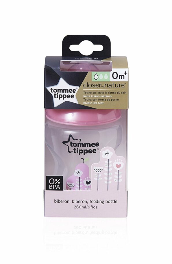 Livraison BIBERONS EASI-VENT 260 ML MONDE DES COULEURS ROSE- Tommee Tippee