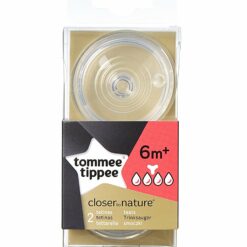 Tétine 6m+ Debit Rapide et épais Lot de 2- Tommee Tippee-4440