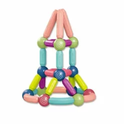 Jeu de Construction Montessori de bâtons magnétiques pour enfants