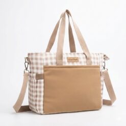 Sac à Langer Tesoro Beige avec Matelas - Cozy Mum