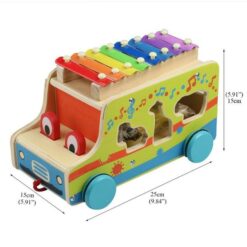 Bus multifonction xylophone en Bois-4949