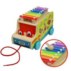 Bus multifonction xylophone en Bois-4947