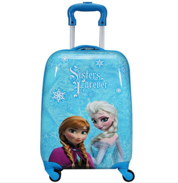 valise bleu reine des neiges