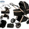 Pack Poussette H5+C Multifonctions Black – Kidilo