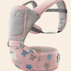 Porte-Bébé Ergonomique Hipseat 3 en 1 – Mesh Respirant, Position M, 0 à 36 Mois