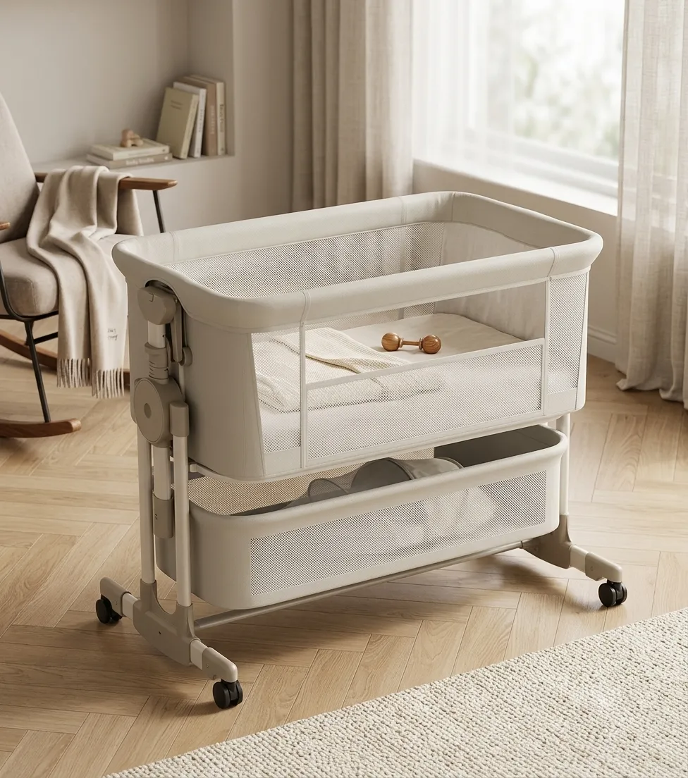 Balancelle électrique Kidilo BJJ-668P lit cododo 7 positions 5 vitesses bébé