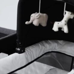 Lit Cododo Multifonction avec Couffin deluxe Noir – Kidilo