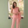 Ensemble pyjama allaitement et grossesse 3 Pcs - Dentelle