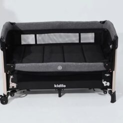 cododo a black and grey baby crib