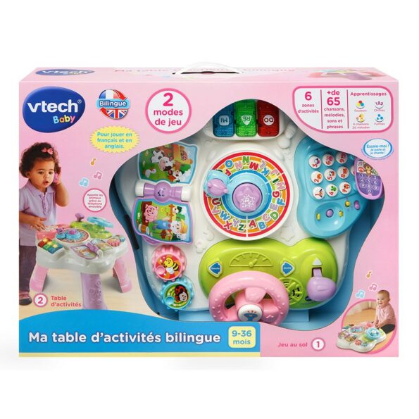 Ma table d’activités bilingue (rose) – Vtech-5200