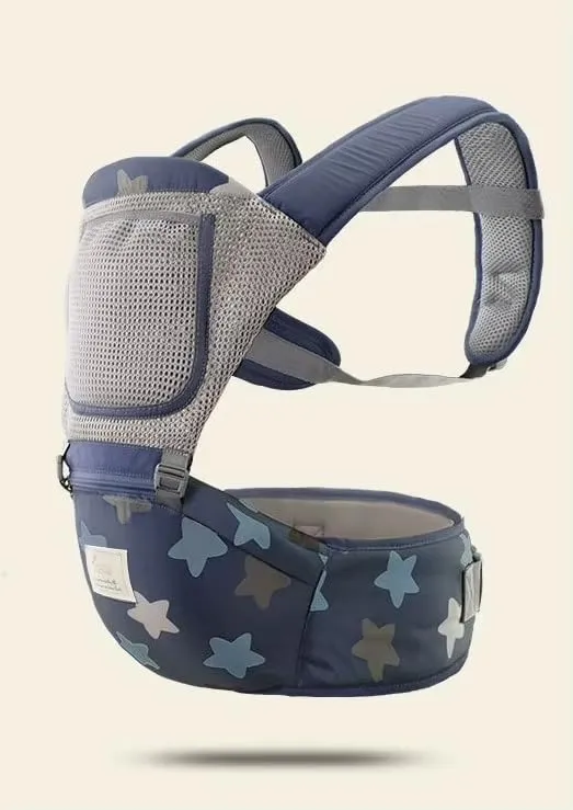 Porte-Bébé Ergonomique Hipseat 3 en 1 – Mesh Respirant, Position M, 0 à 36 Mois