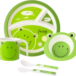 Ensemble de vaisselle pour enfants, 5 pièces - Bamboo Fibre