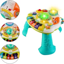Table d'activités bébé lumières et chansons (Bluetooth) - Kids Melody