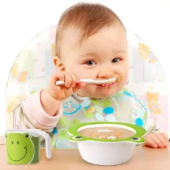 bébé mange Ensemble de vaisselle pour enfants, 5 pièces - Bamboo Fibre