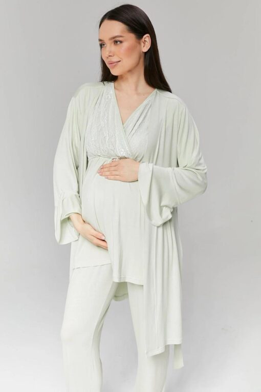 Pyjama Grossesse & Allaitement - Dentelle elegante