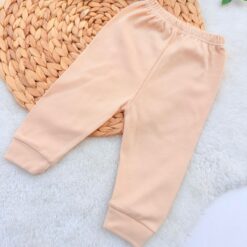 Pantalon Bébé 100% Coton Naturel (3-6 Mois) - Cocon de Douceur