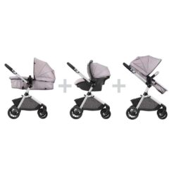 Pack Poussette Evenflo Pivot Beige+ Siège auto-6072