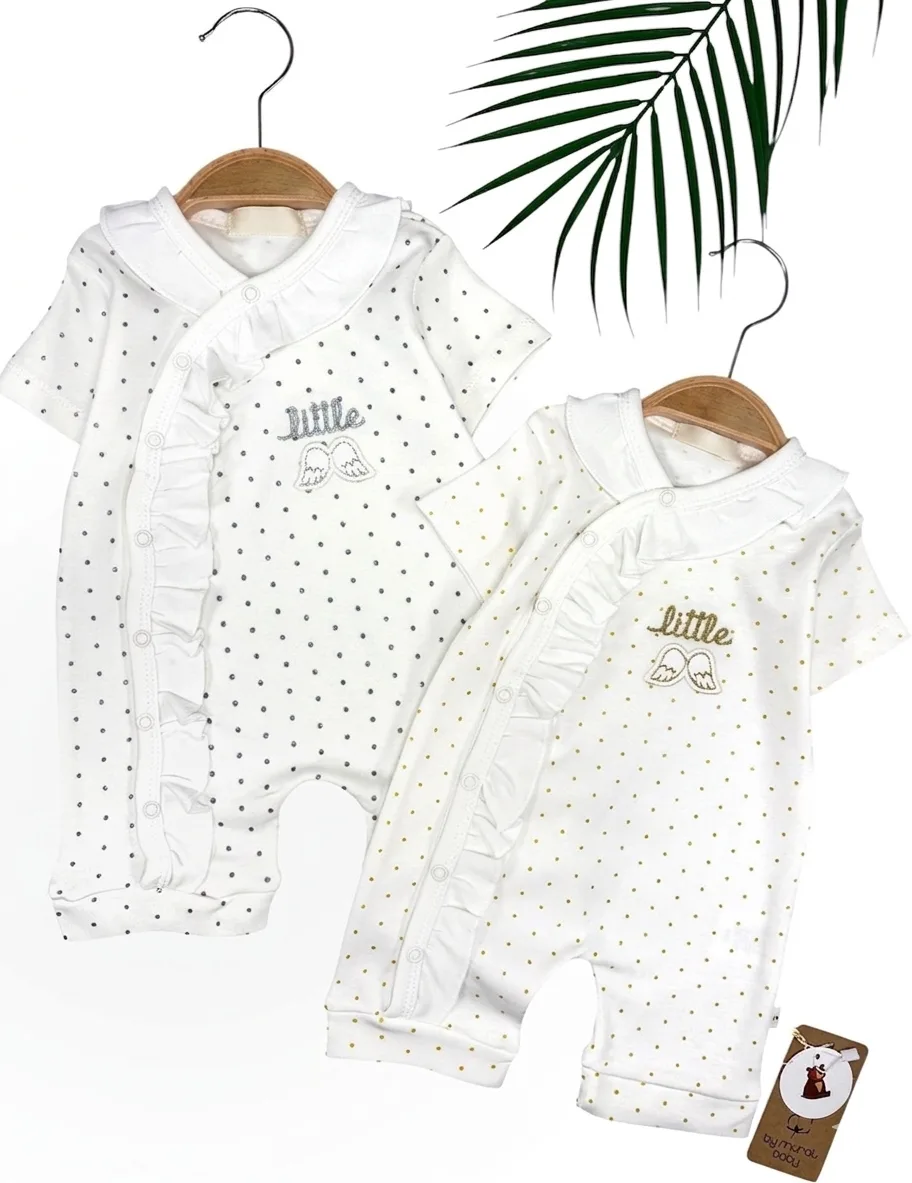 Barboteuse Bébé Fille Angel – Douceur et Fraîcheur