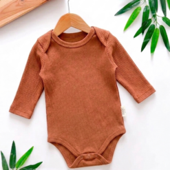Body Bébé Manches Longues – Confort et Style Rayé
