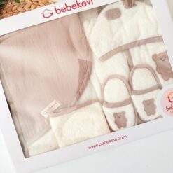 Coffret Peignoir deluxe Coton et Mousseline - bebekevi