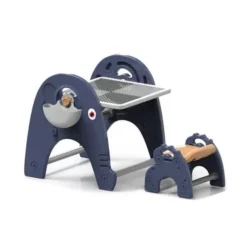 Bureau éléphant Table de travail pour enfants avec chaise 3+