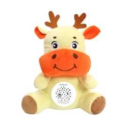 vache peluche projection